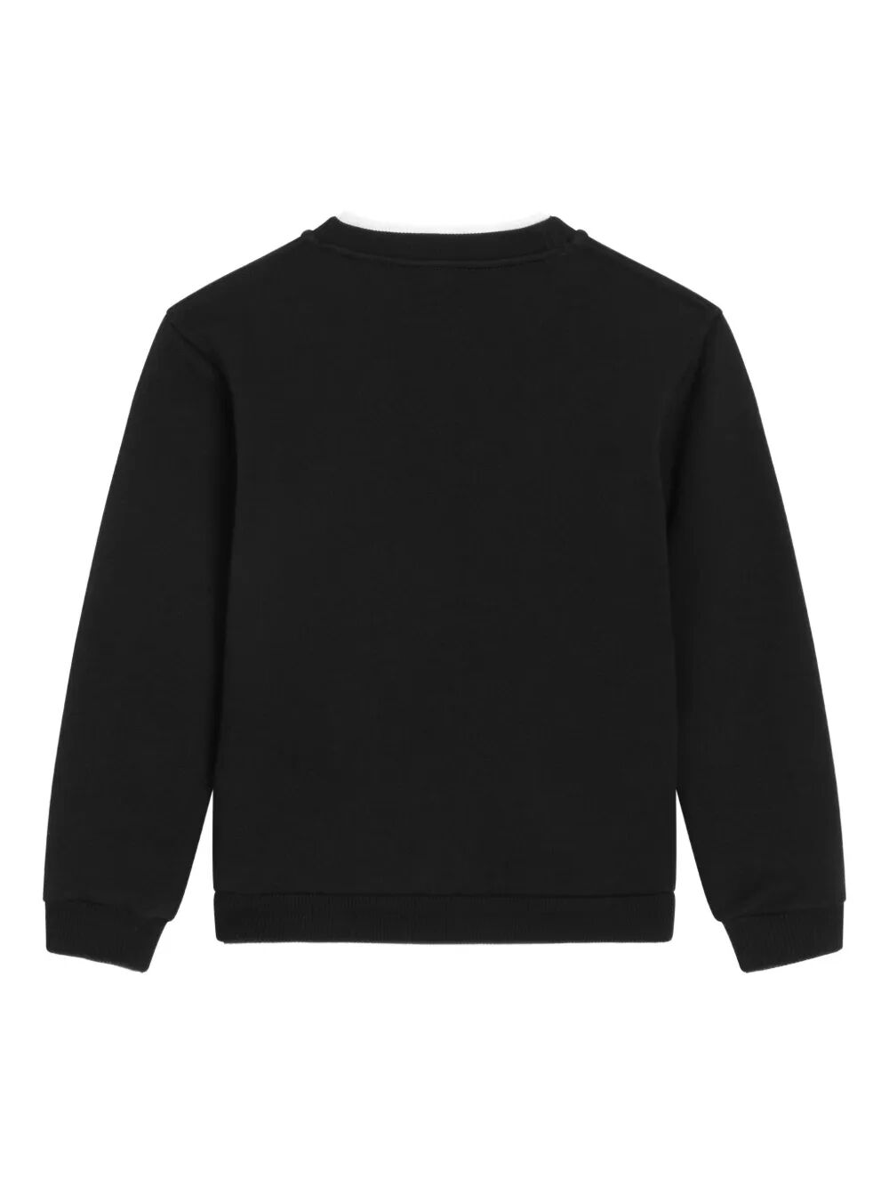 CREW NECK FLEECE SWEATSHIRT WITH DOLCE&GABBANA EMBROIDERY
