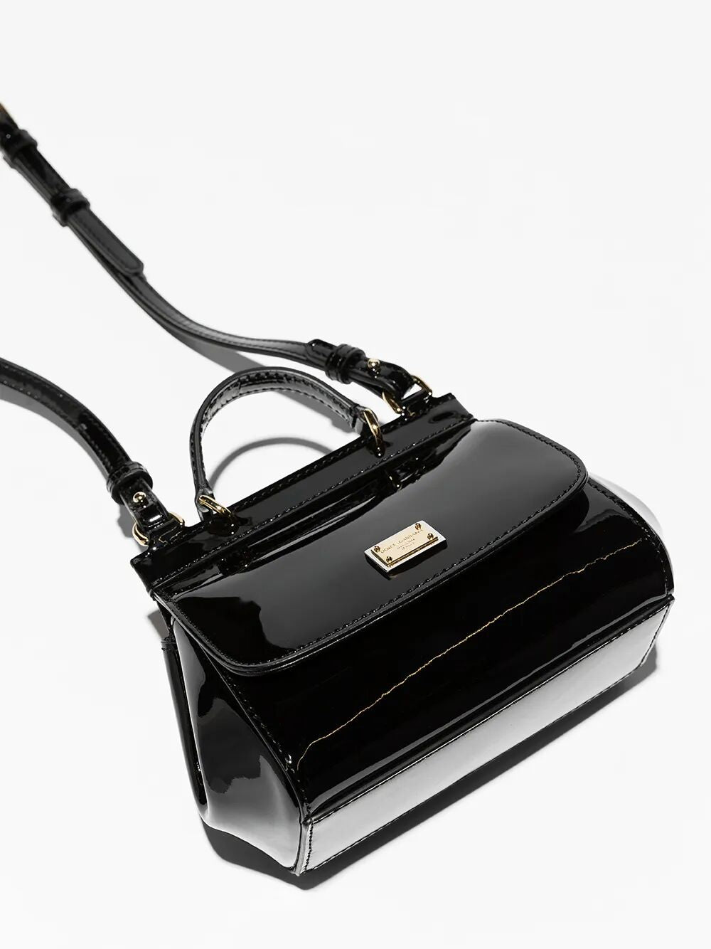 PATENT LEATHER MINI SICILY BAG