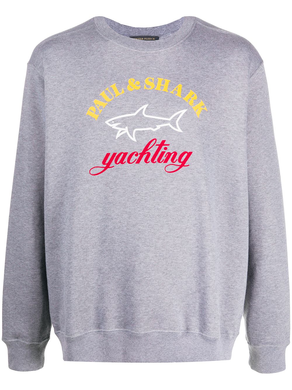LOGO-PRINT COTTON CREW NECK SWEATSHIRT
