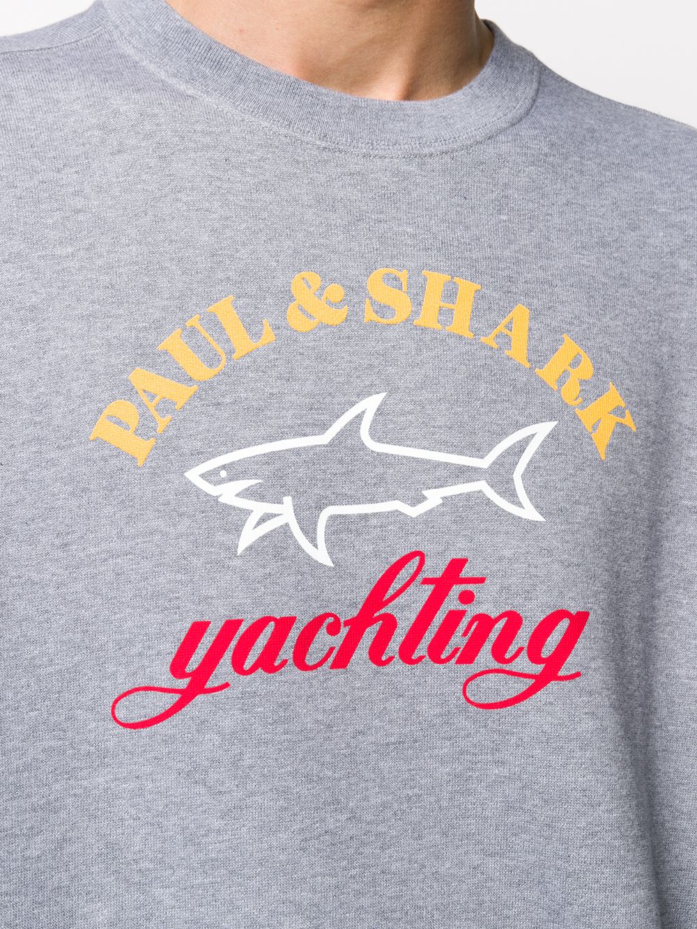 LOGO-PRINT COTTON CREW NECK SWEATSHIRT