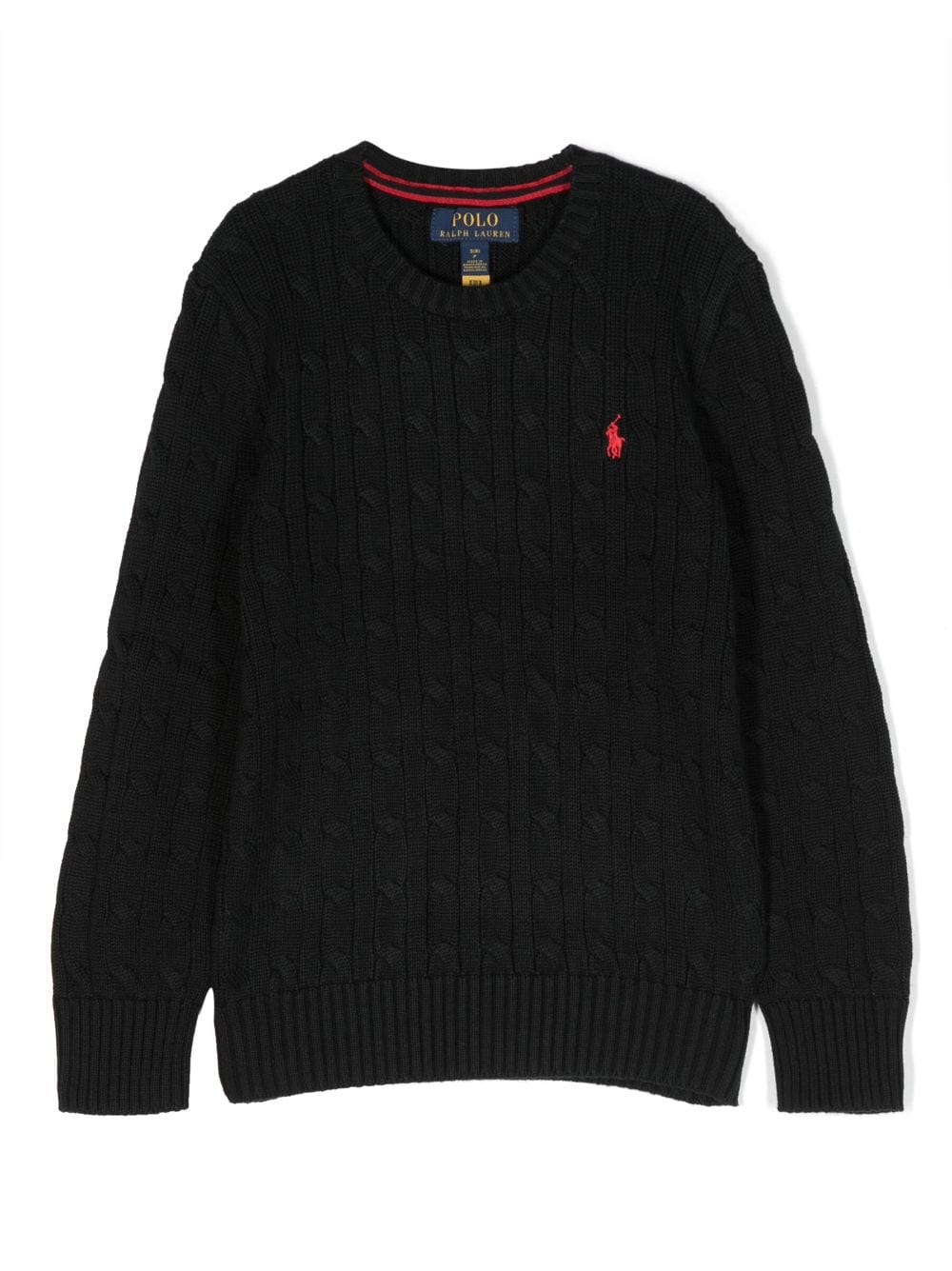 POLO PONY CABLE-KNIT JUMPER