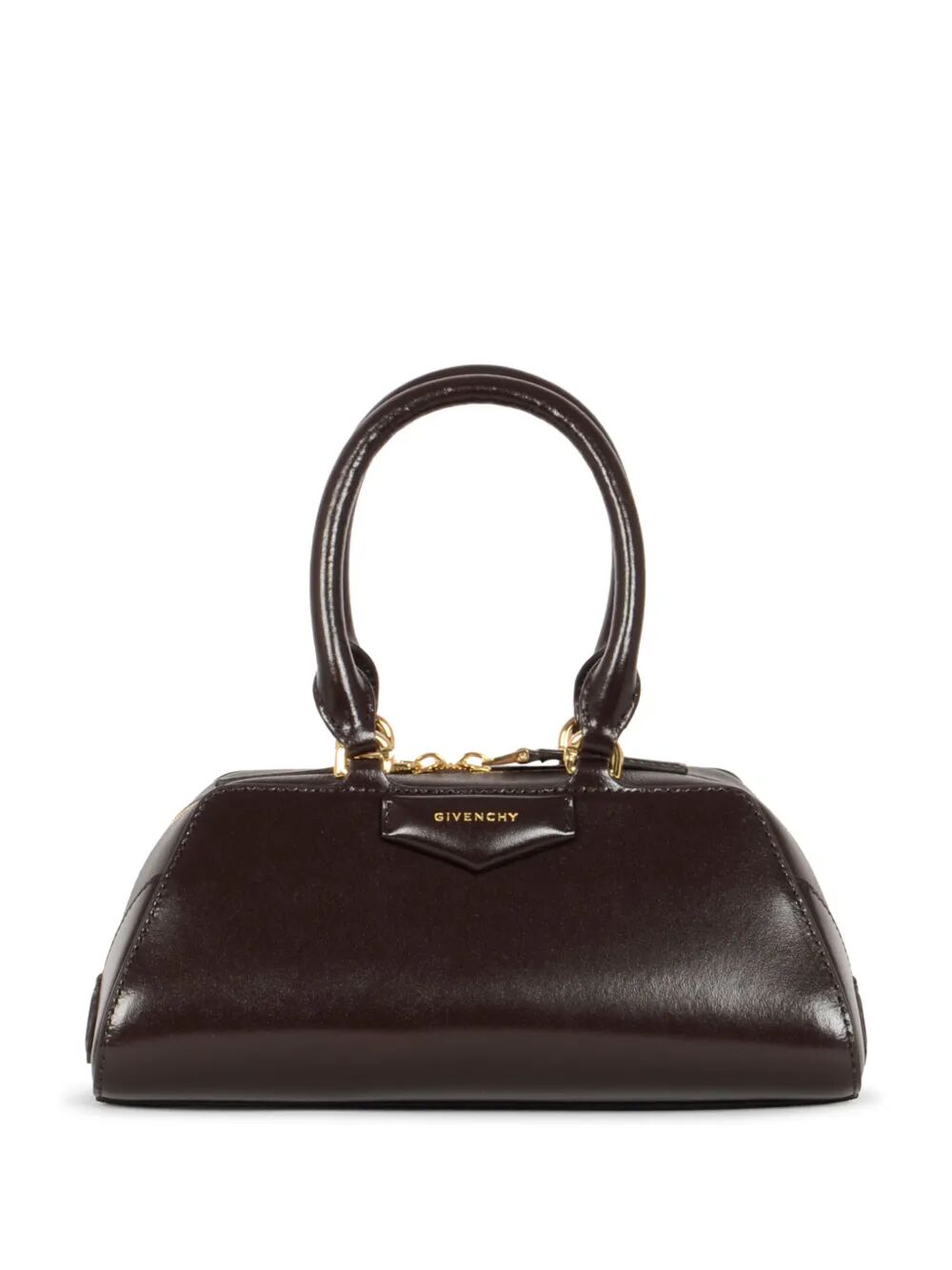 MINI ANTIGONA EAST-WEST BAG IN BOX LEATHER
