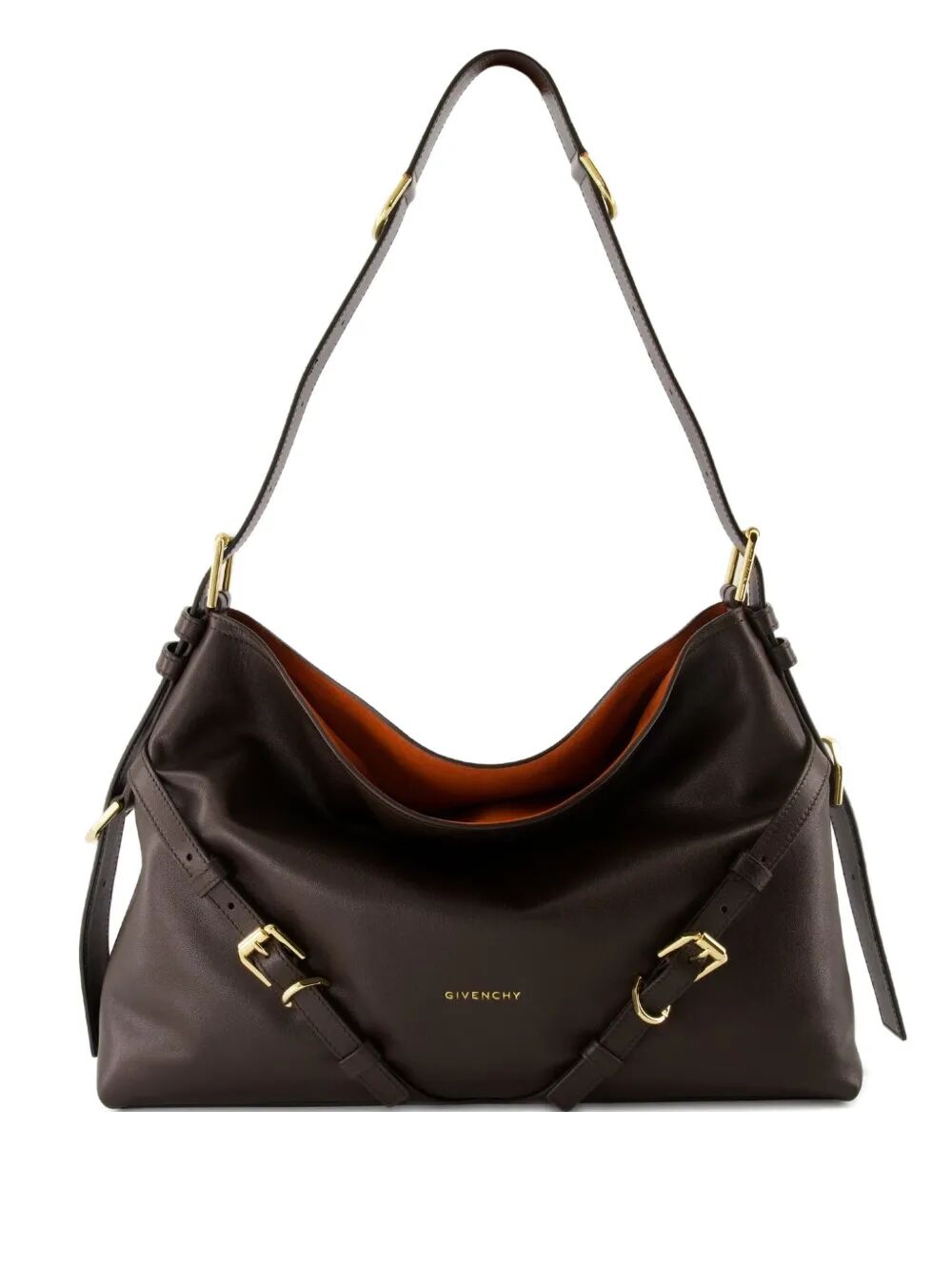 BORSA VOYOU MEDIA IN PELLE LUCIDA