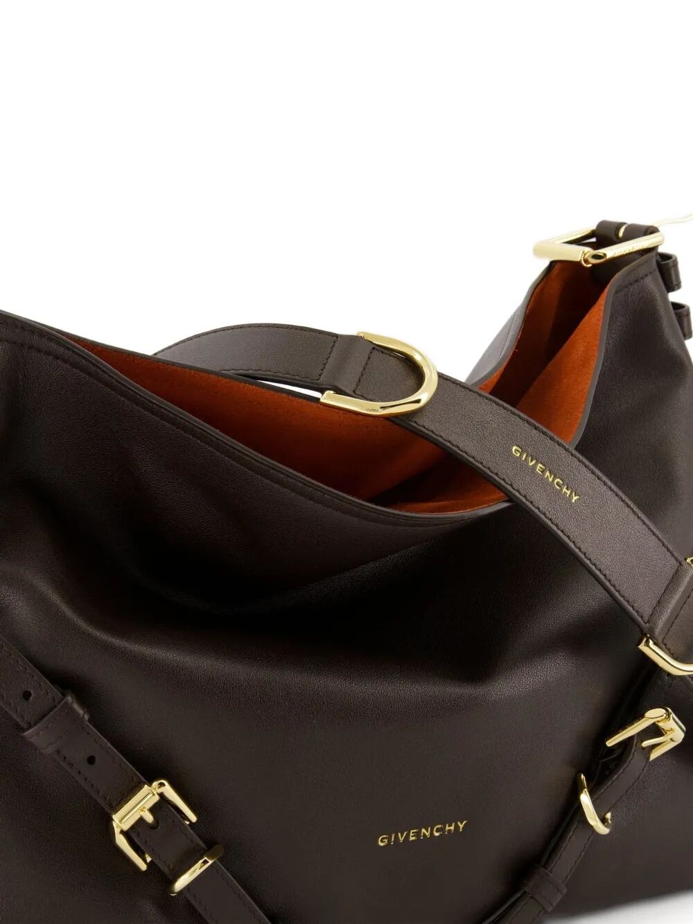 BORSA VOYOU MEDIA IN PELLE LUCIDA
