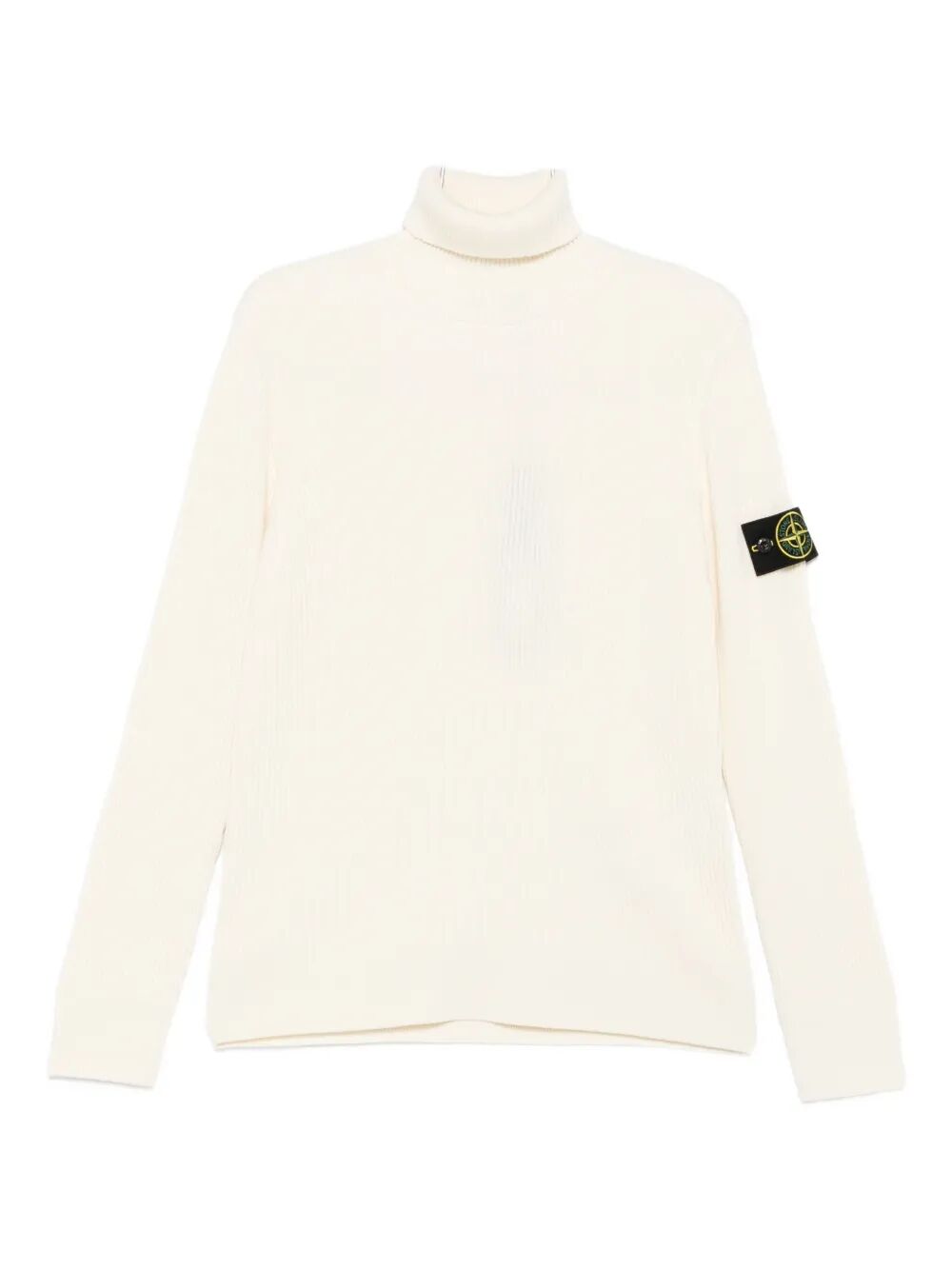 RIBBED WOOL TURTLENECK PULLOVER