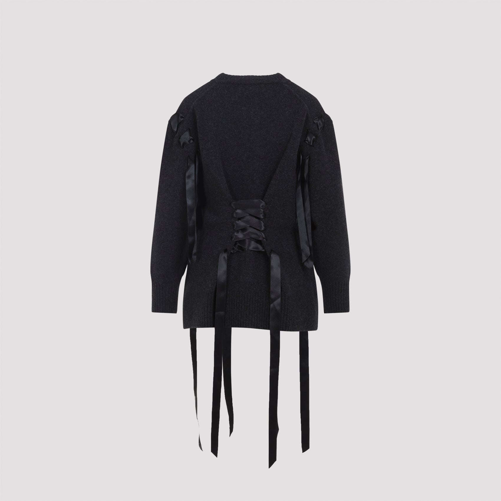 Sculpted RIbbon Corset Cardigan