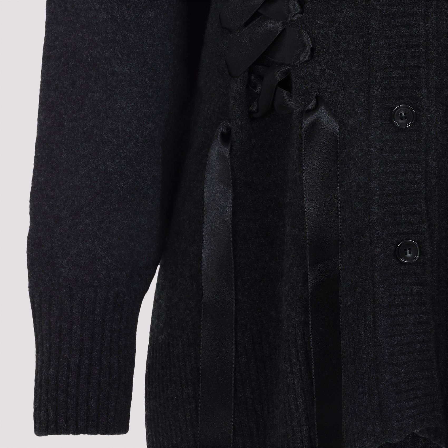 Sculpted RIbbon Corset Cardigan