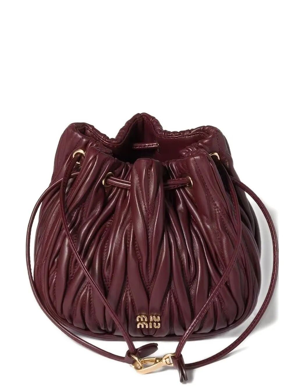 MATELASSÉ NAPPA LEATHER POUCH