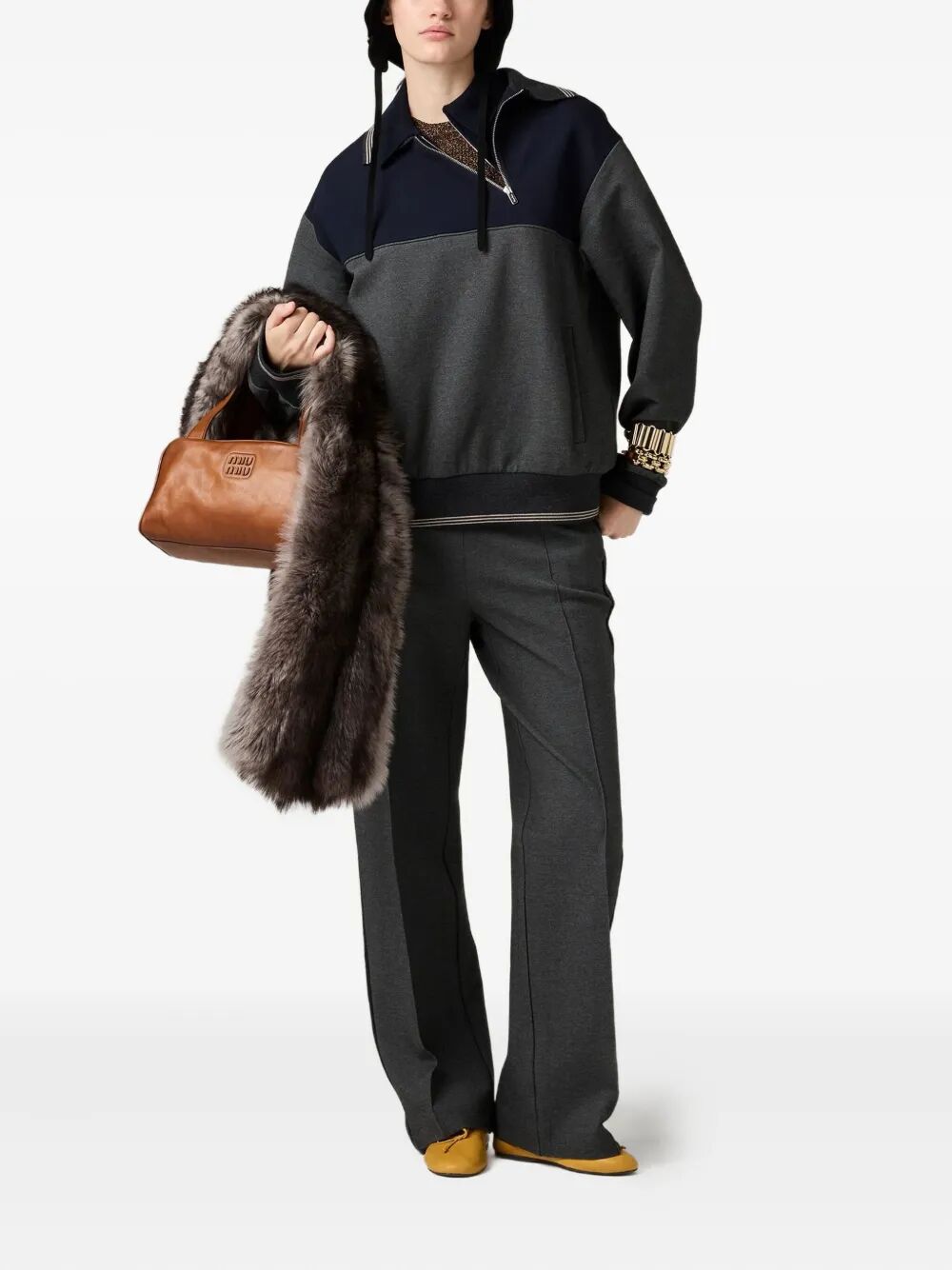 PANTALONI IN MAGLIA PUNTO STOFFA