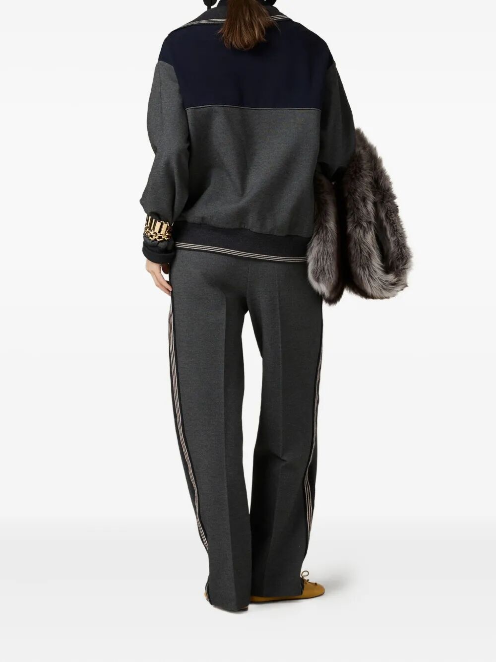 PANTALONI IN MAGLIA PUNTO STOFFA