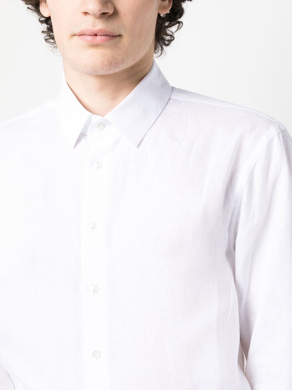 REGULAR FIT LINEN SHIRT