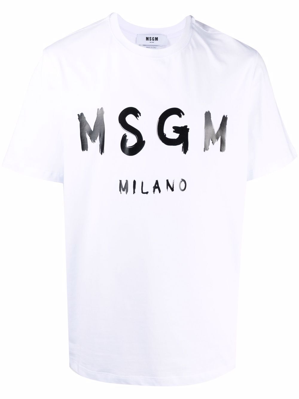 BRUSHED LOGO COTTON T-SHIRT