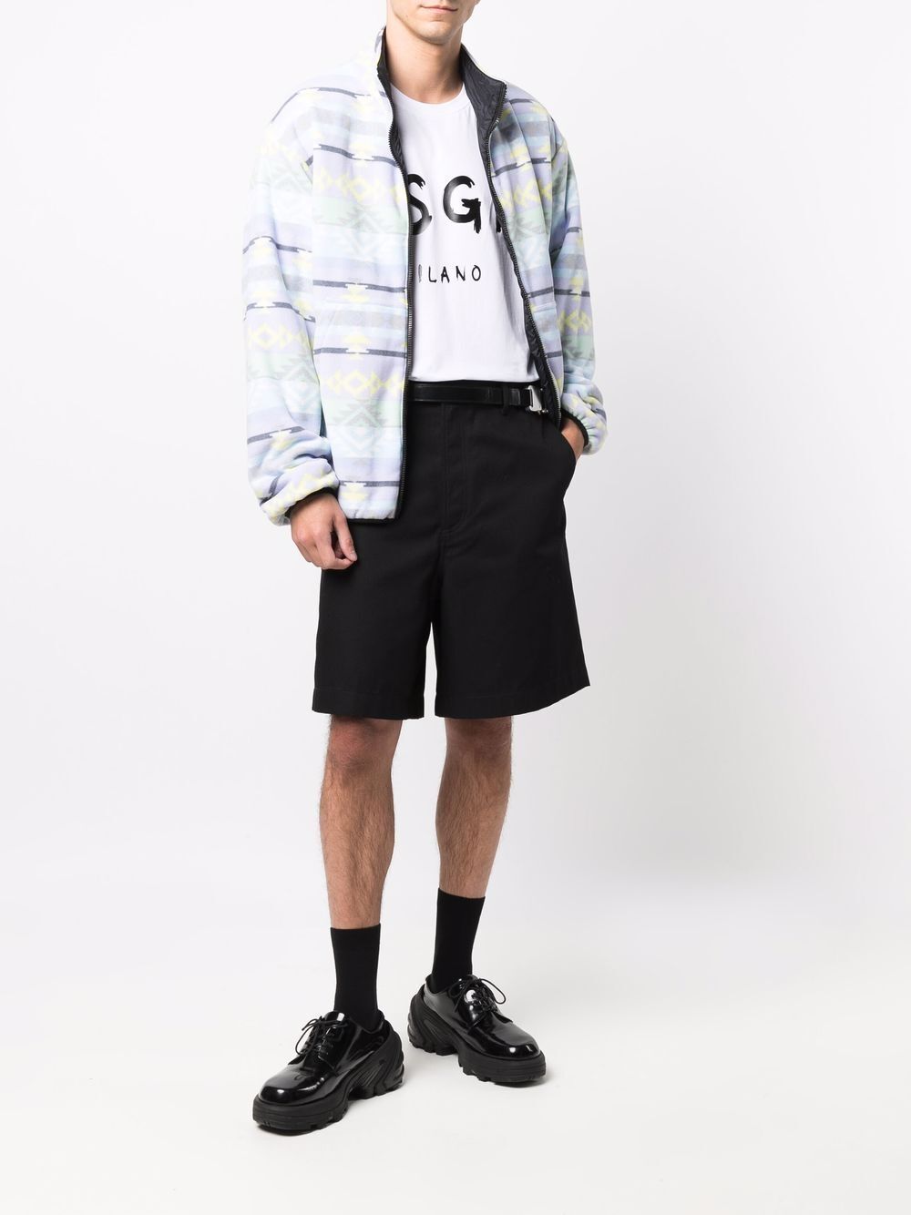 BRUSHED LOGO COTTON T-SHIRT