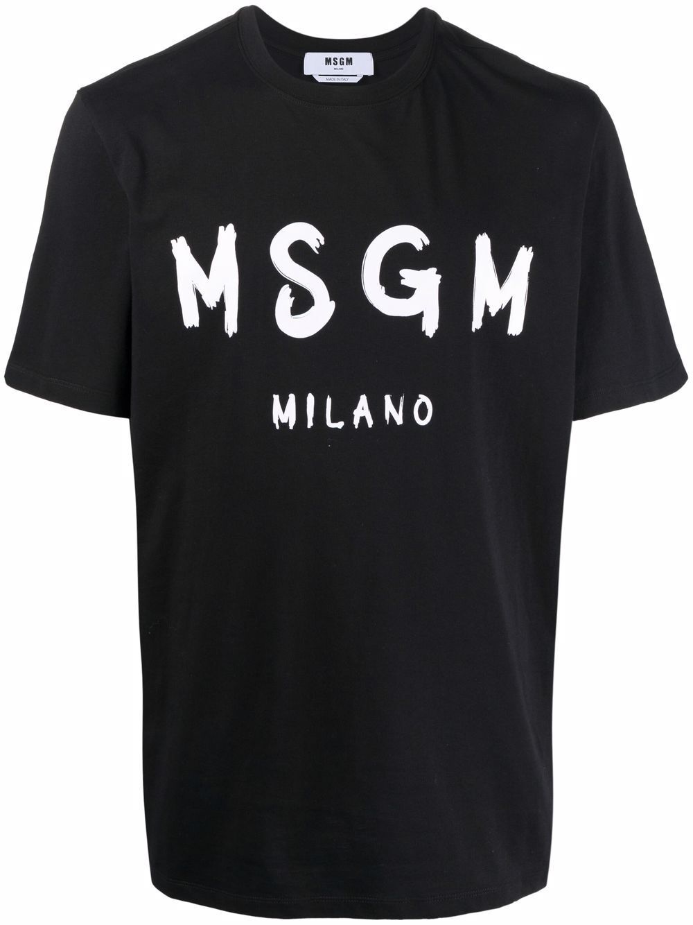 BRUSHED LOGO COTTON T-SHIRT