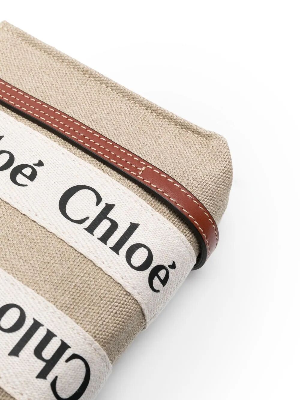 MINI WOODY LINEN TOTE BAG