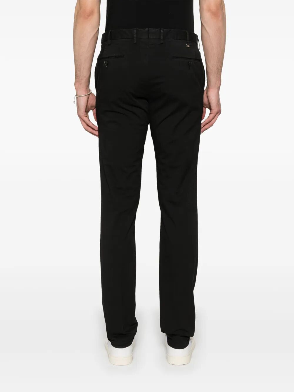 SUPERSLIM TAPERED LEG COTTON TROUSERS
