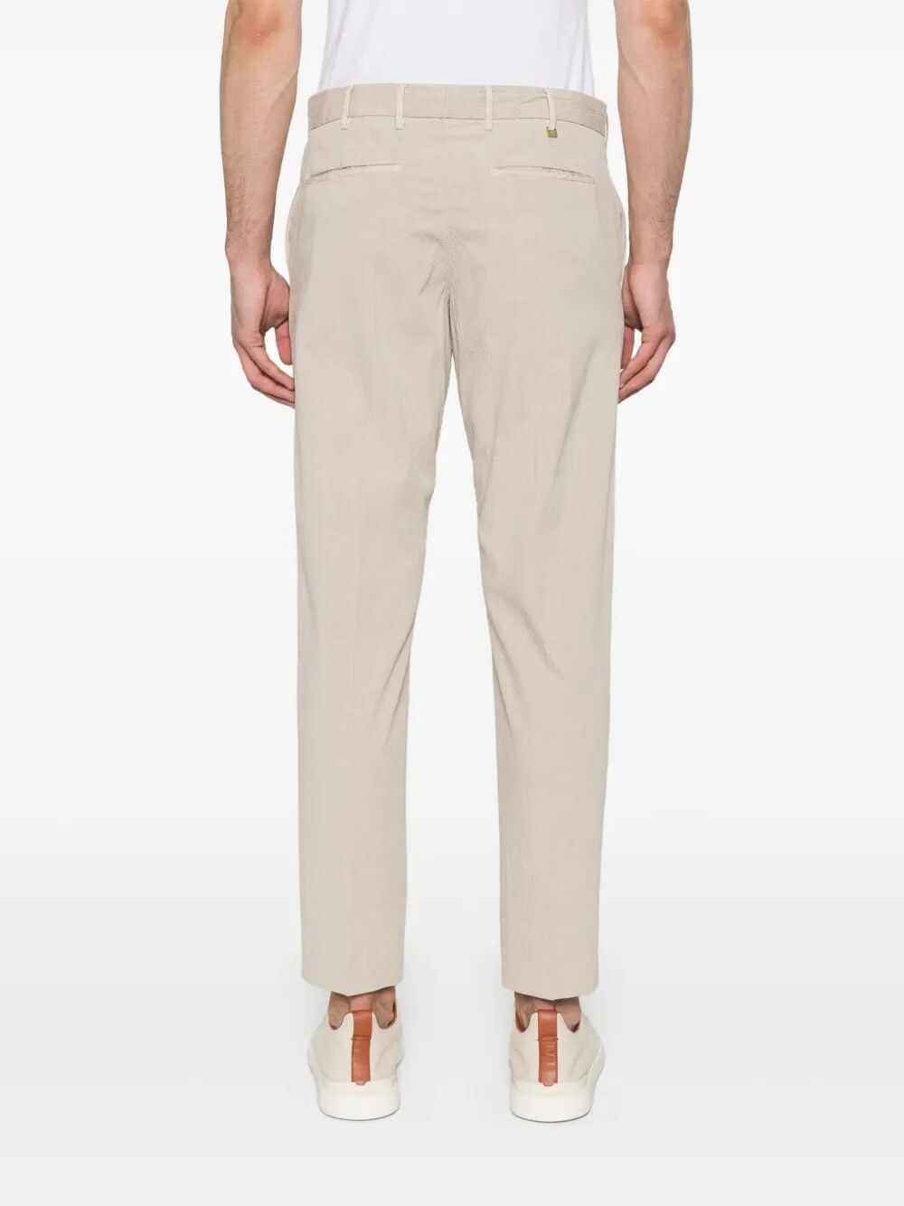 REBEL TAPERED LEG COTTON TROUSERS