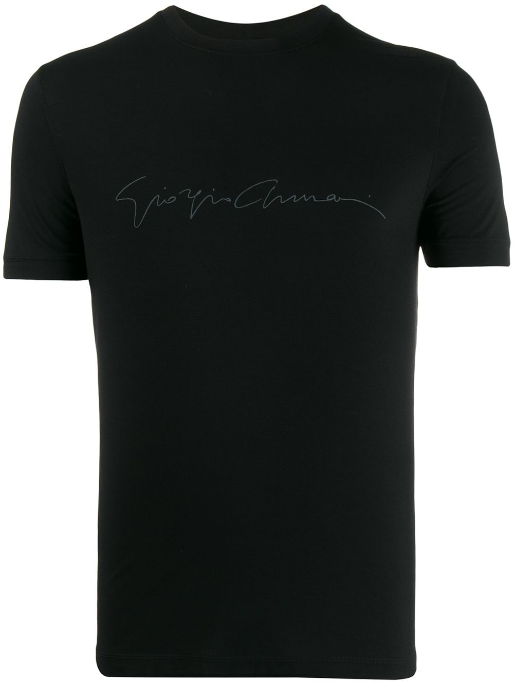 ASV STRETCH-VISCOSE T-SHIRT WITH SIGNATURE LOGO