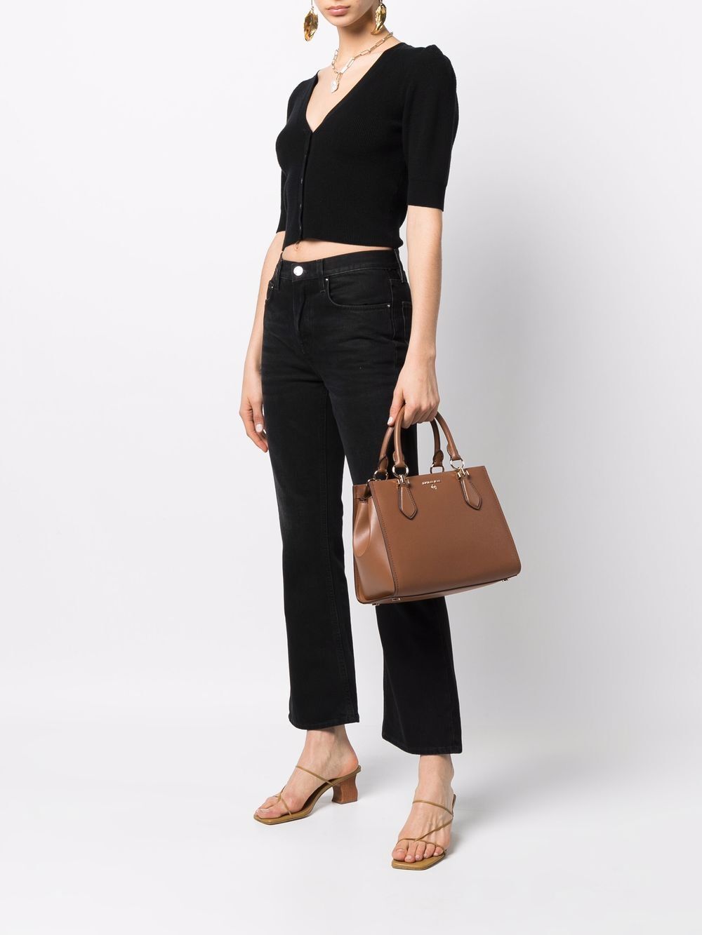 MARILYN MEDIUM SAFFIANO LEATHER SATCHEL