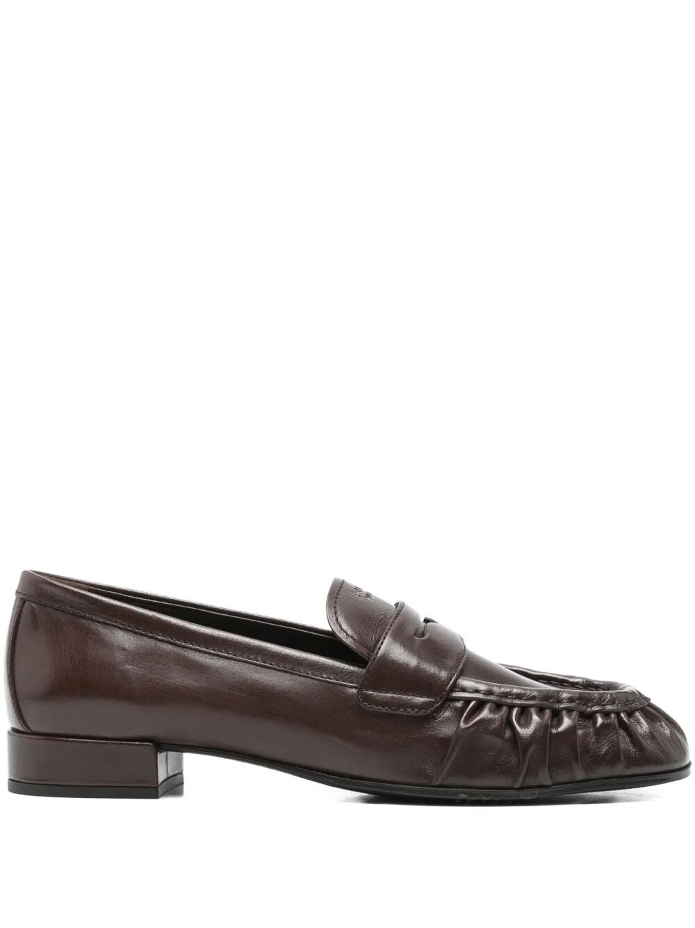 LEATHER PENNY LOAFERS