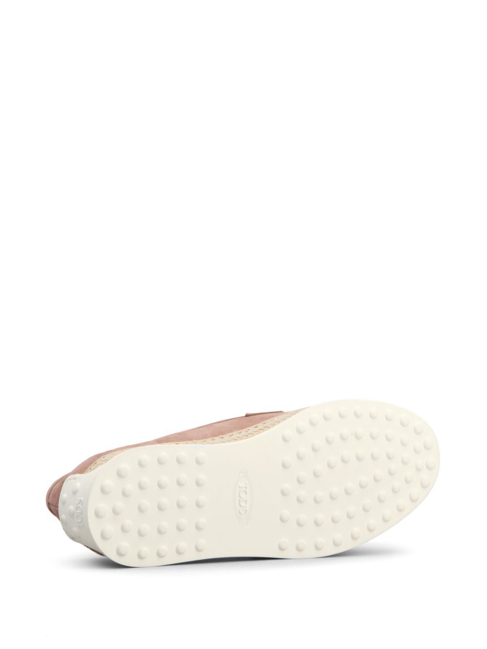 SUEDE SLIPPER LOAFERS WITH DOUBLE T RING ACCESSORY