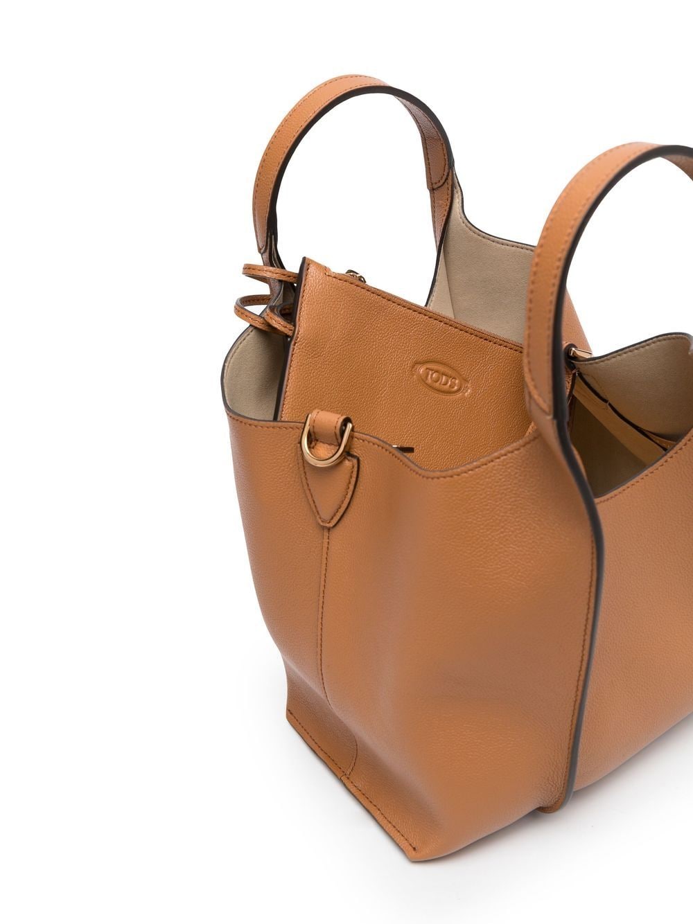 MINI T TIMELESS LEATHER SHOPPING BAG