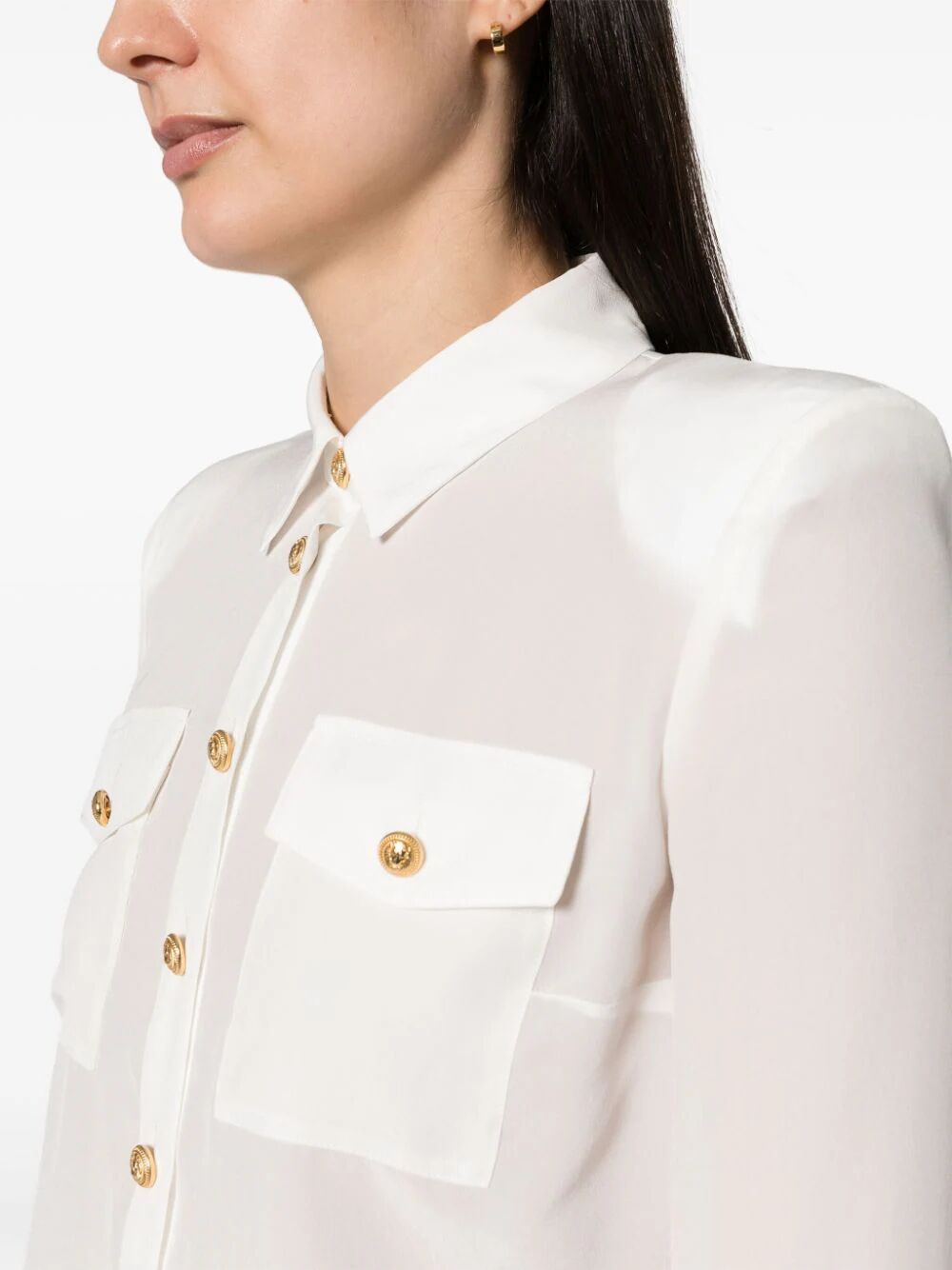 CAMICIA SEMITRASPARENTE