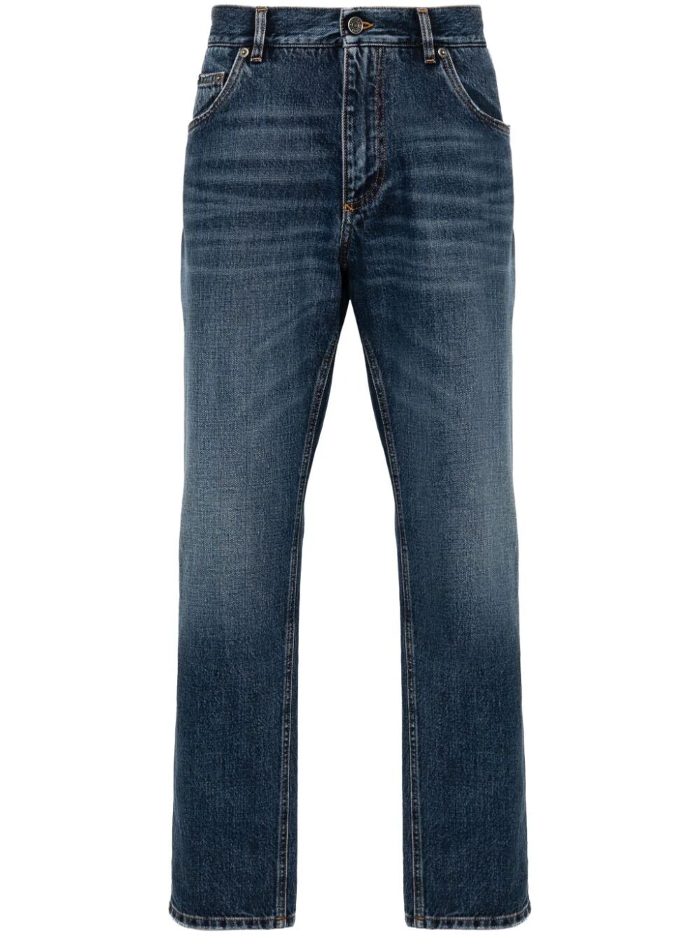 Straight-leg jeans