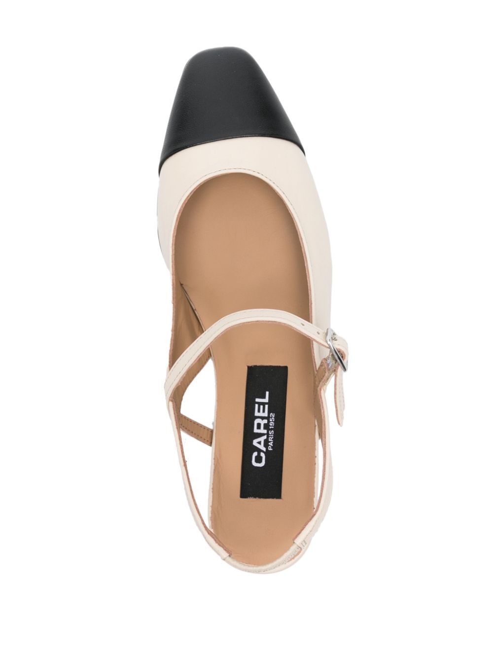 OCEANO TWO-TONE LEATHER SLINGBACK