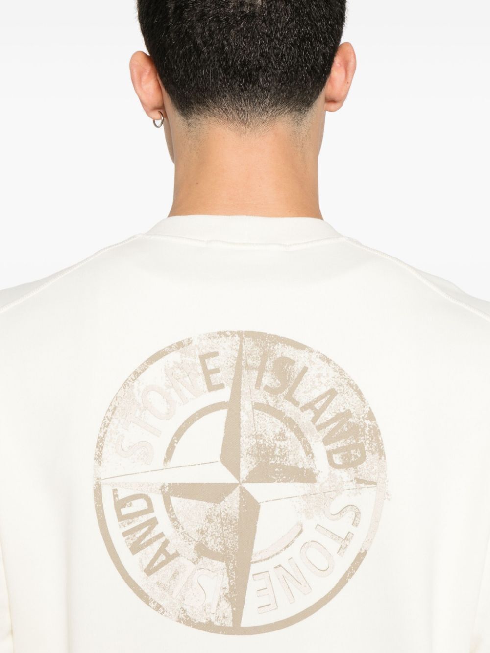 LOGO BACK PRINT CREW NECK SWEATSHIRT