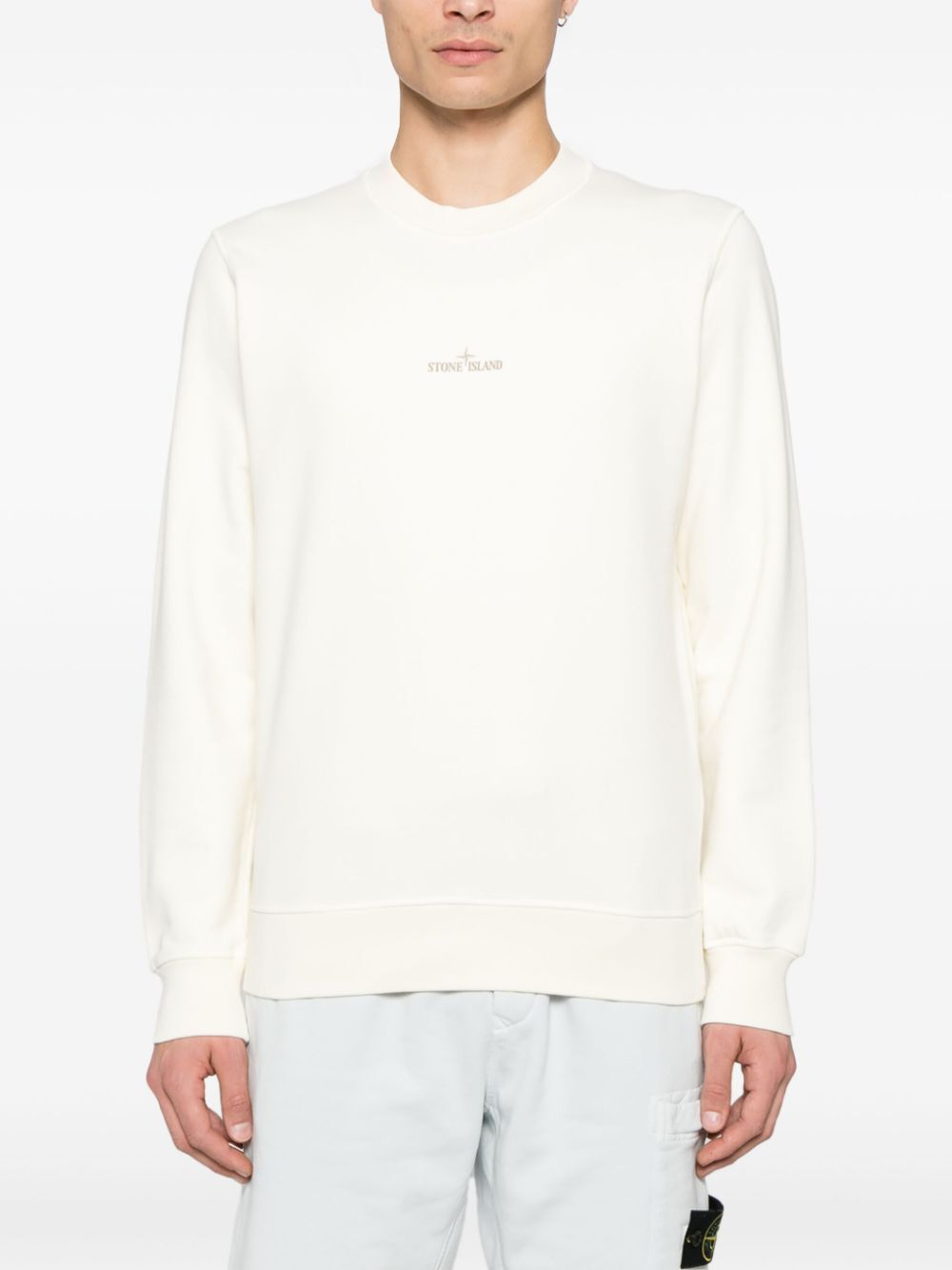 LOGO BACK PRINT CREW NECK SWEATSHIRT