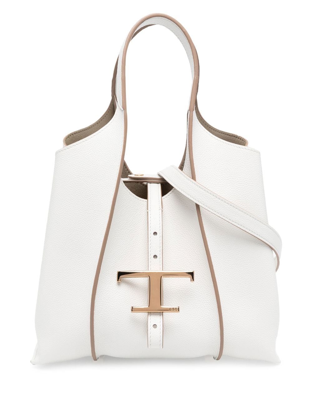 MINI T TIMELESS LEATHER SHOPPING BAG