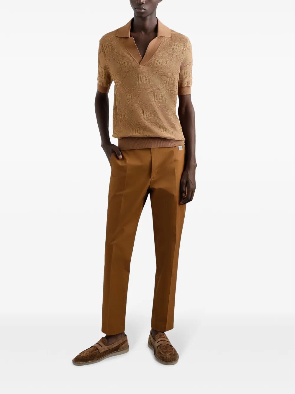 TAILORED COTTON TROUSERS