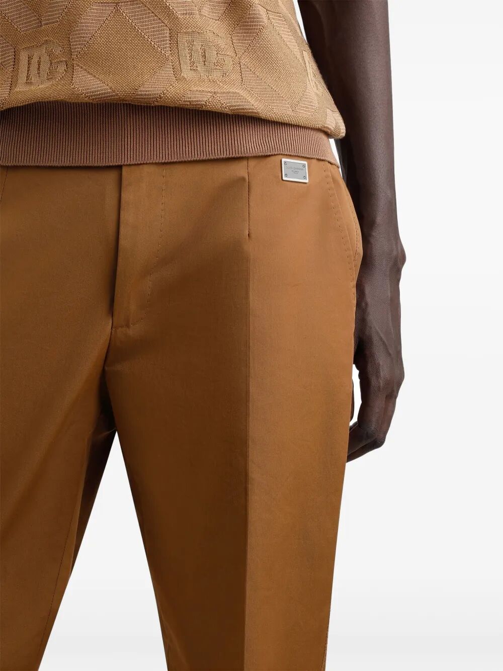 TAILORED COTTON TROUSERS