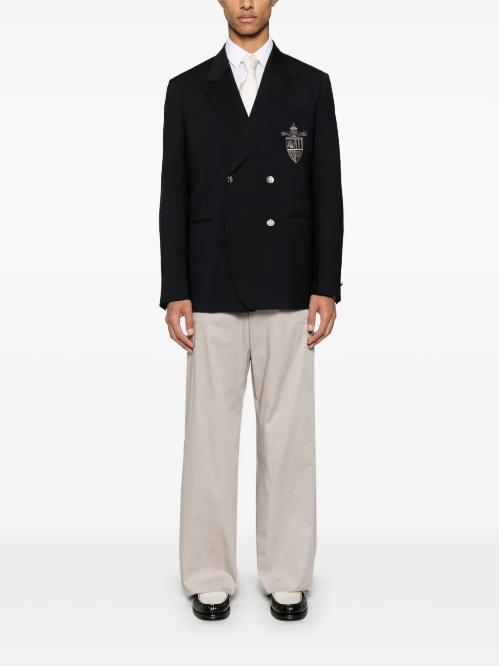 STRAIGHT-CUT CARGO COTTON TROUSERS