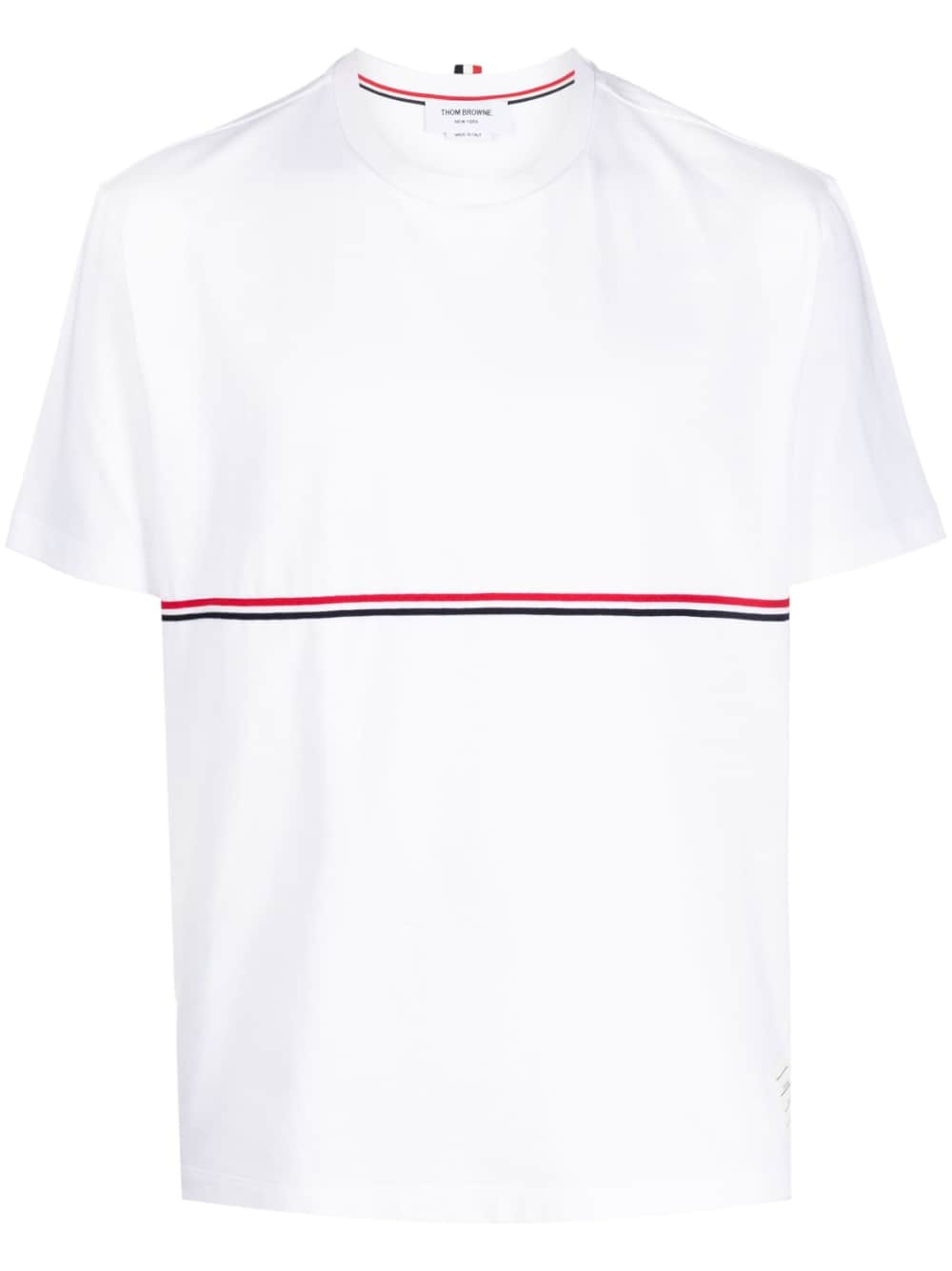 DOUBLE-STRIPE COTTON T-SHIRT