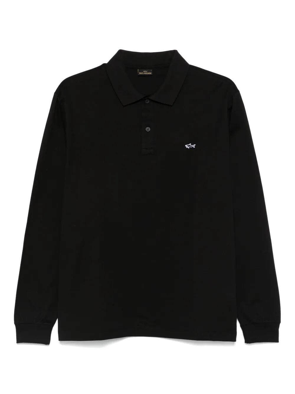 LONG-SLEEVE COTTON POLO SHIRT