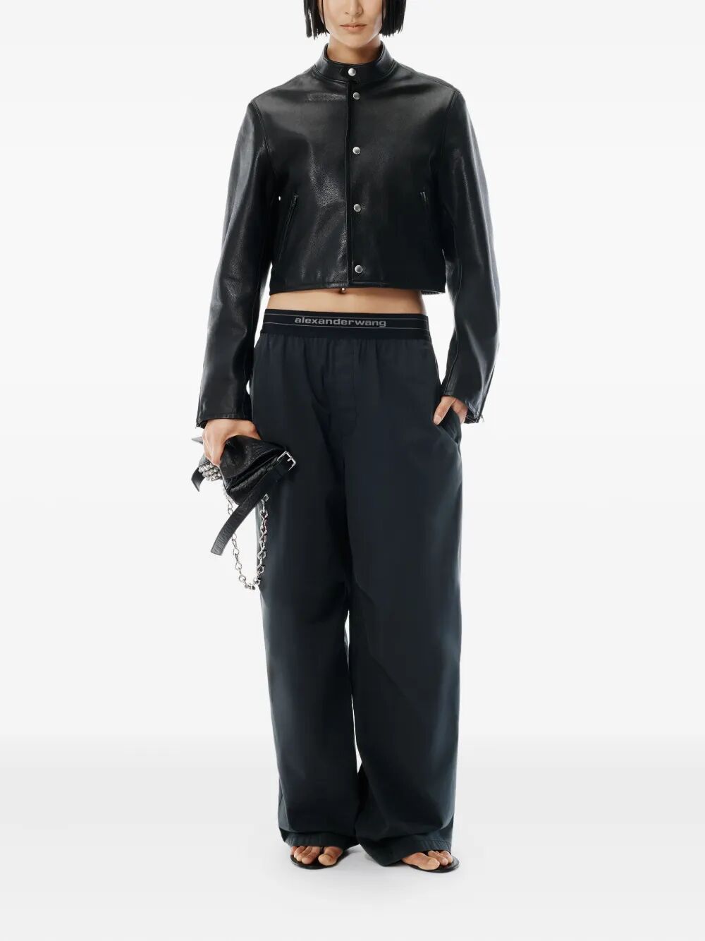 MID RISE PLEATED KNEE PANT