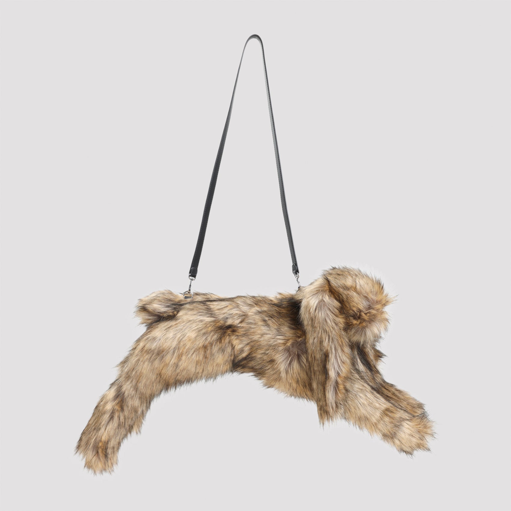 Faux Fur Hare Crossbody Bag