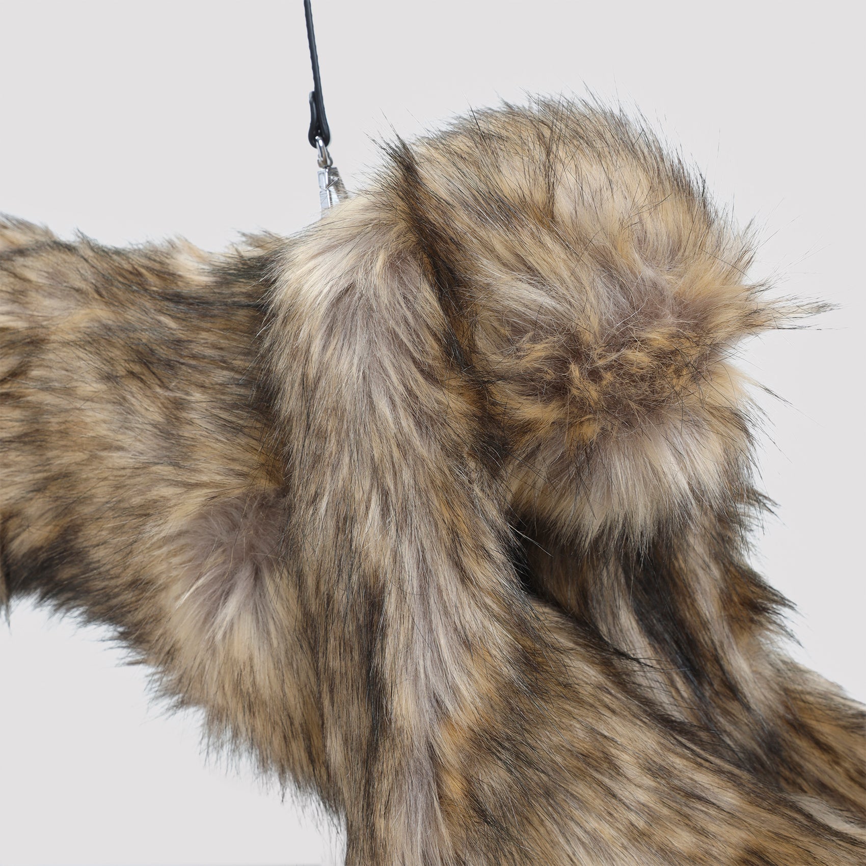 Faux Fur Hare Crossbody Bag