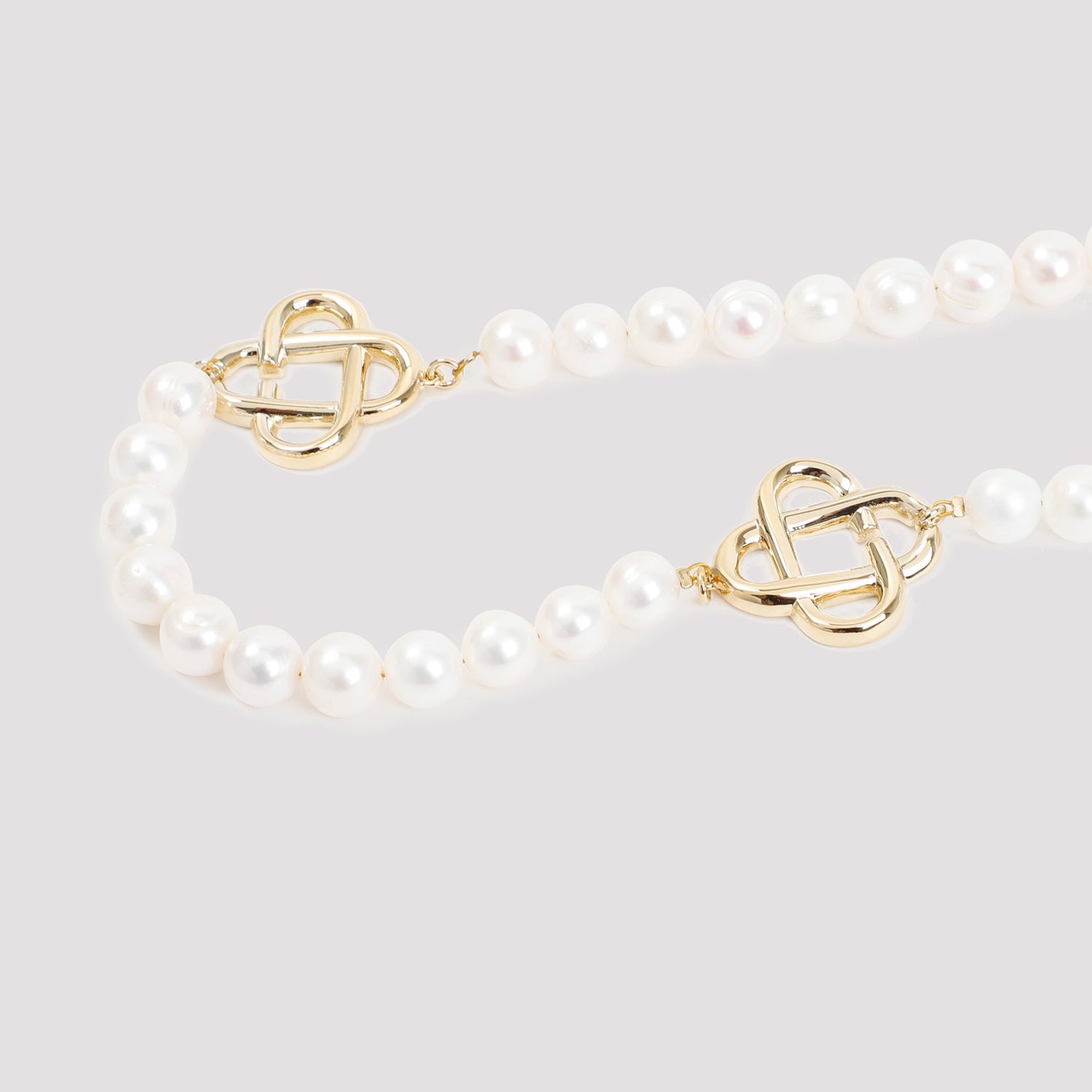 Pearl Logo Necklace