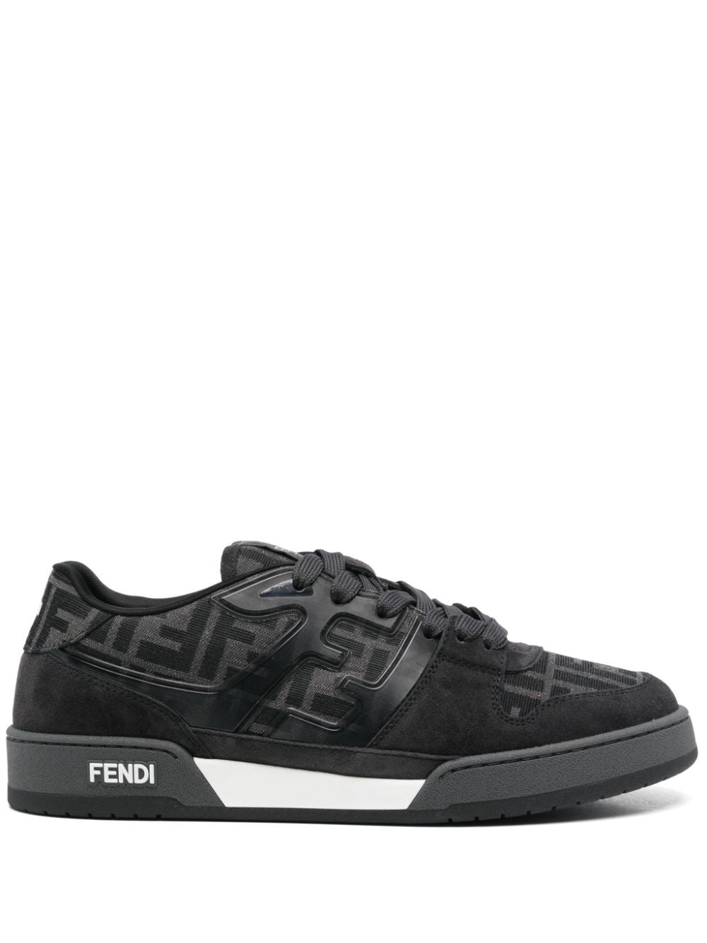 FF JACQUARD AND SUEDE FENDI MATCH SNEAKERS