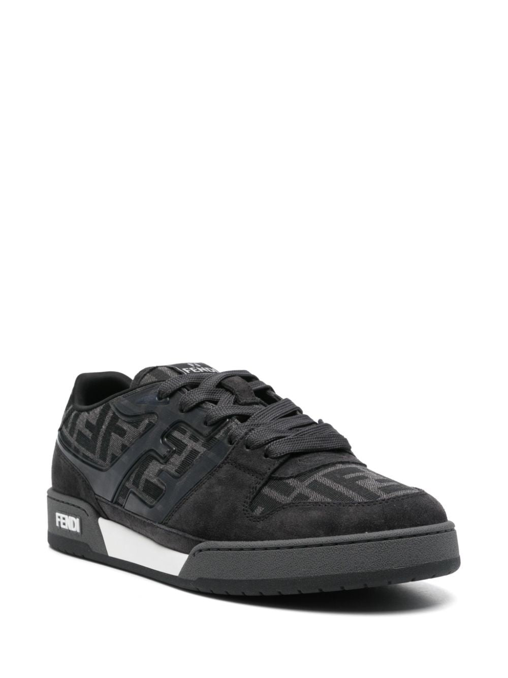 FF JACQUARD AND SUEDE FENDI MATCH SNEAKERS
