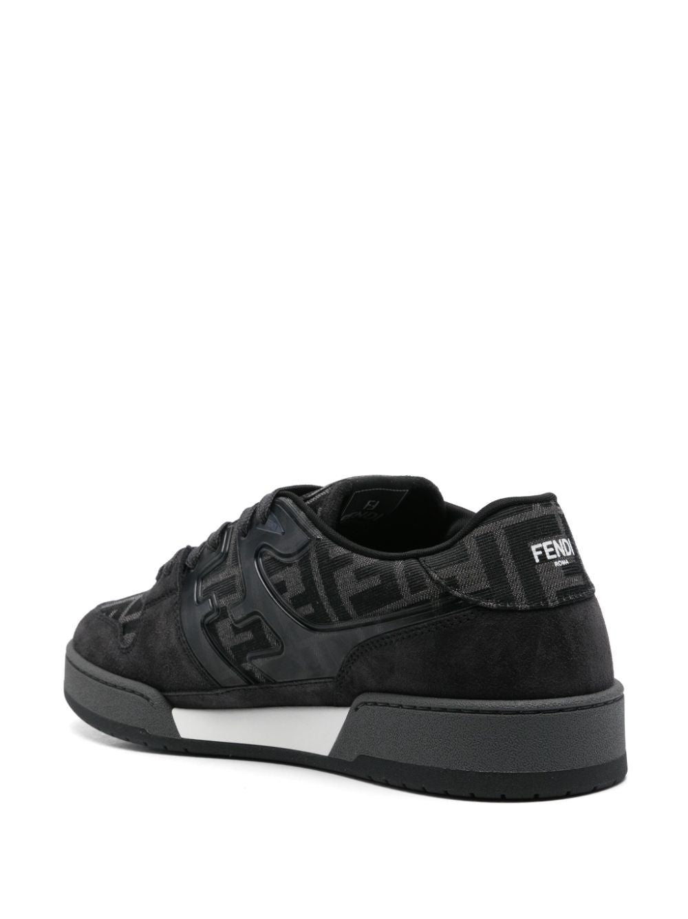 FF JACQUARD AND SUEDE FENDI MATCH SNEAKERS