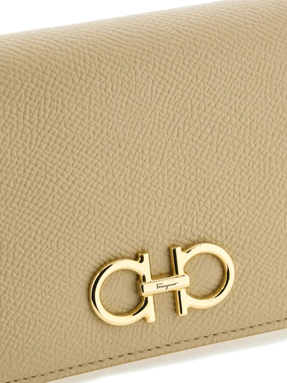 GOLDEN FINISH GANCINI COMPACT WALLET