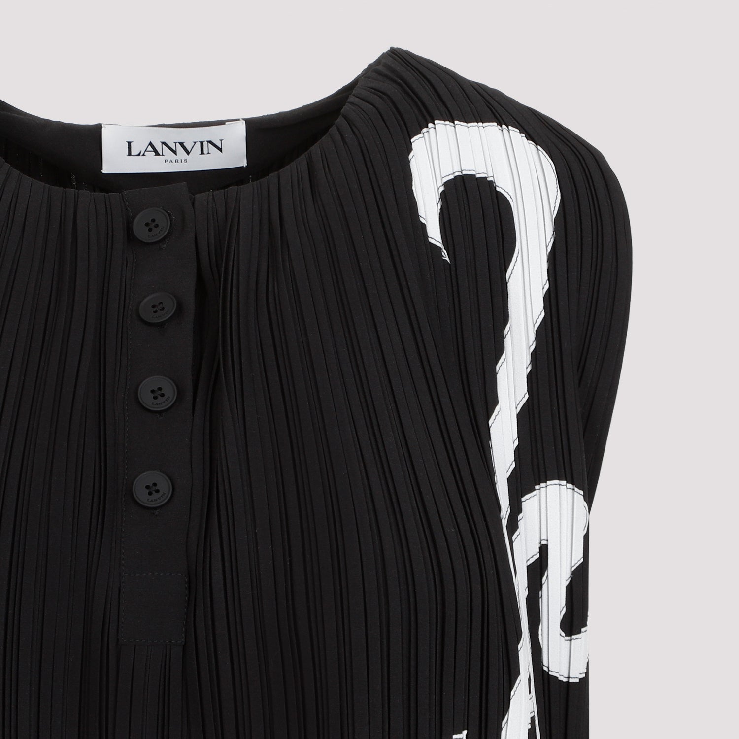 Sleeveless Pleated Top