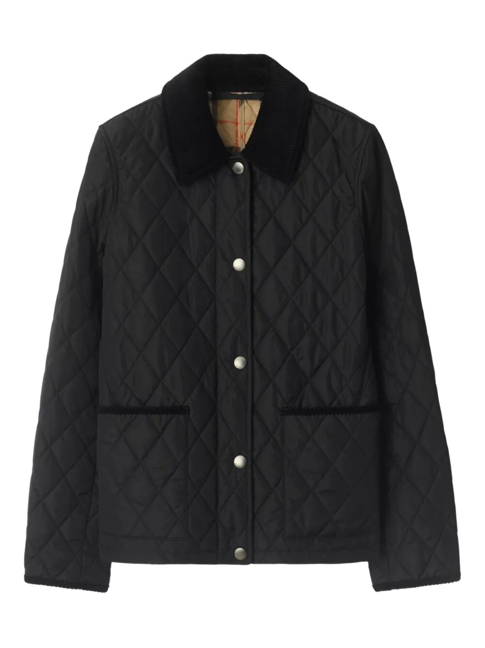 CHECK LINING QUILTED NYLON DORSET JACKET