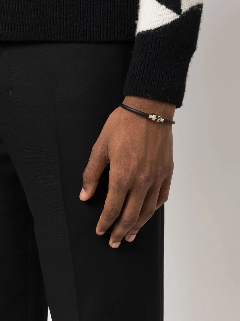 CORD SKULL BRACELET
