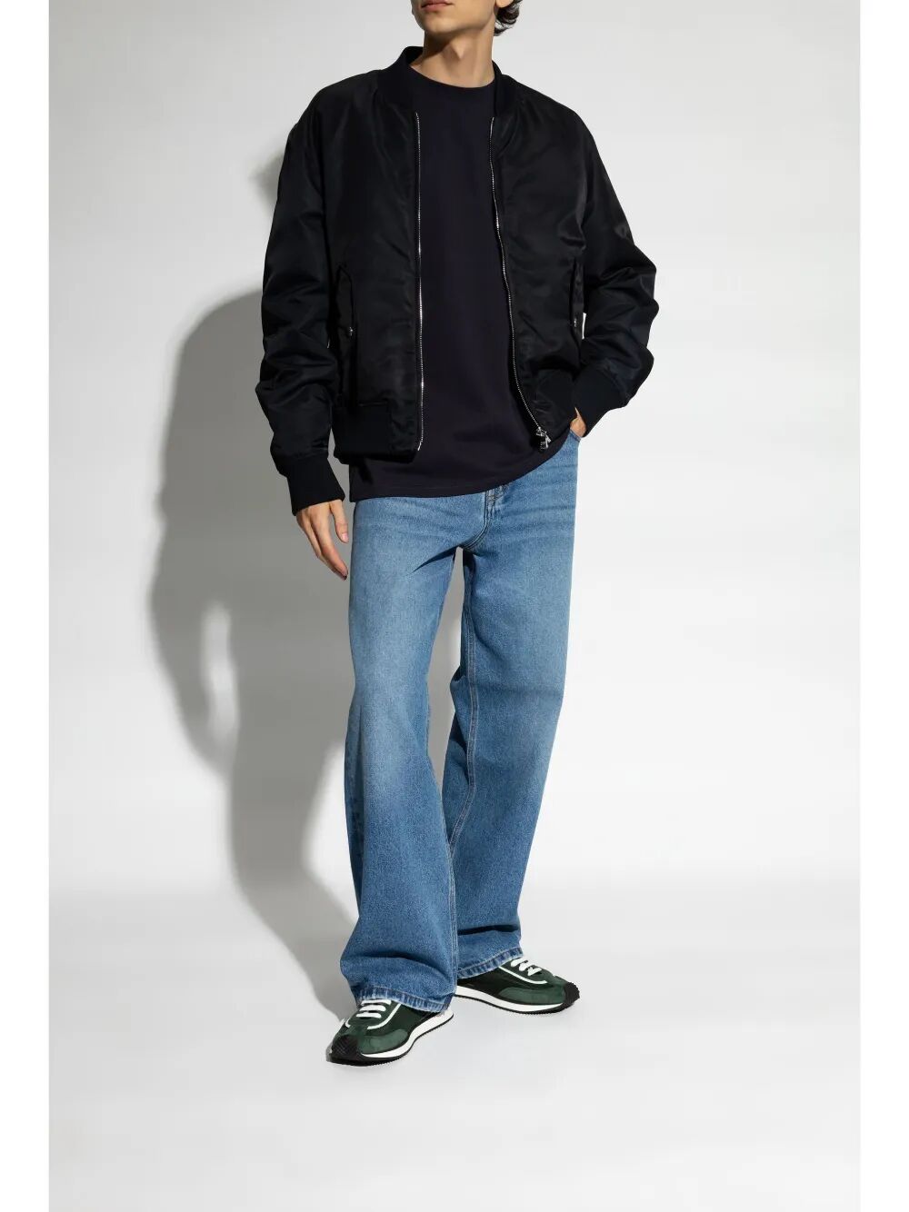 SUEDE AND MESH DG CUSHION SNEAKERS