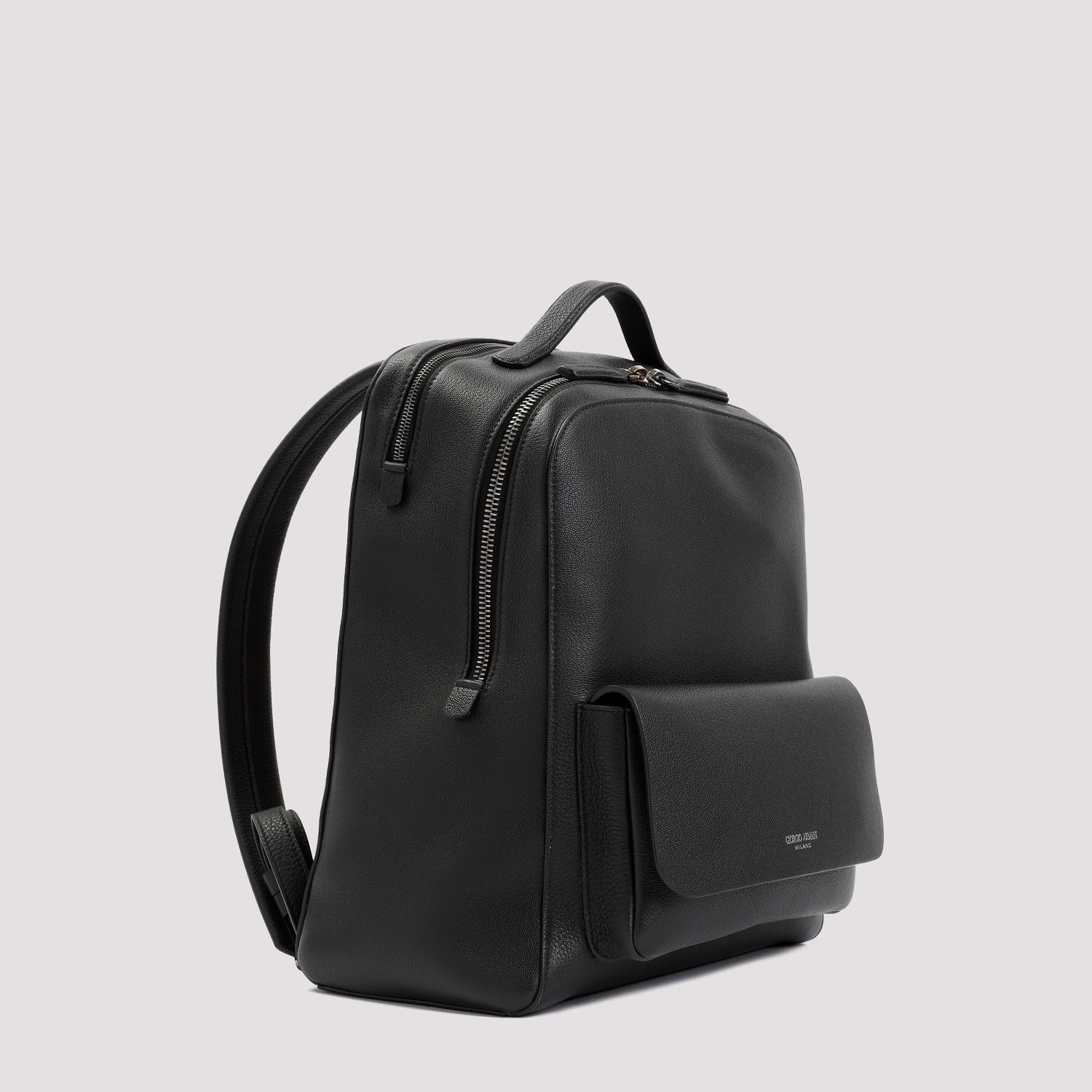 Grained Calf Leather Backpack